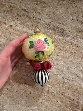 Mackenzie Childs Double Drop Ornament